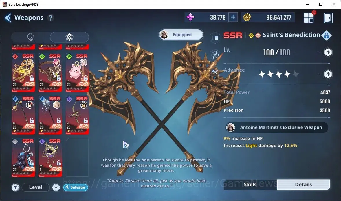 Solo Leveling: ARISE Accounts Lv74 1819M Pwr|LennartA3,+Sign,ReijiA5+Sign,Hae In image 13