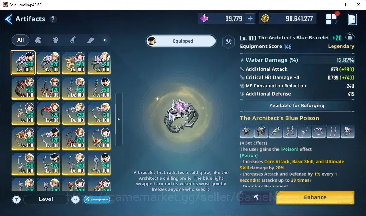 Solo Leveling: ARISE Accounts Lv74 1819M Pwr|LennartA3,+Sign,ReijiA5+Sign,Hae In image 14