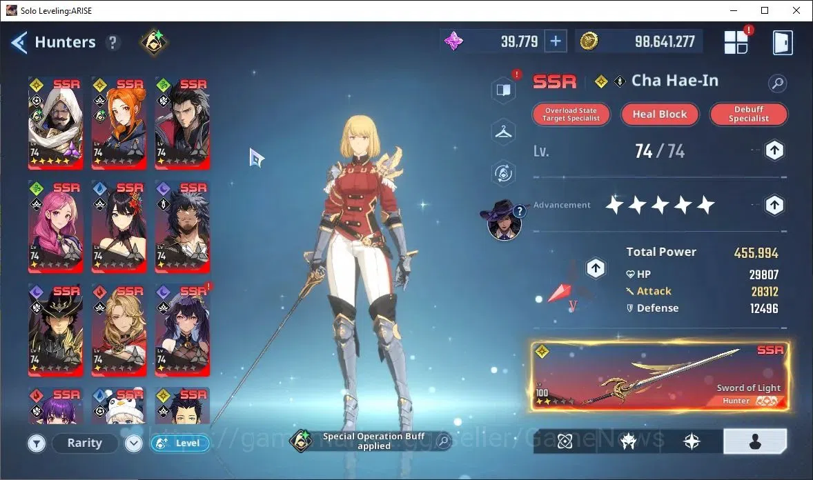 Solo Leveling: ARISE Accounts Lv74 1819M Pwr|LennartA3,+Sign,ReijiA5+Sign,Hae In image 5
