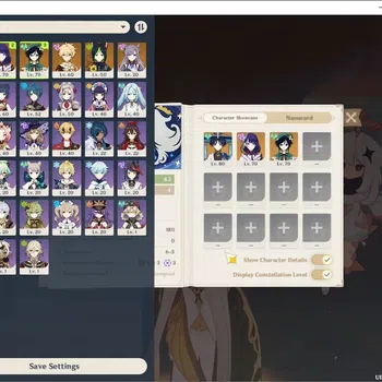 Genshin Impact Accounts Others Asia|AR 43|Rate On|3 Limited + 1 (*5 Weapon)|Wanderer,Raiden Shogun,Venti|Low Mainquest|Male