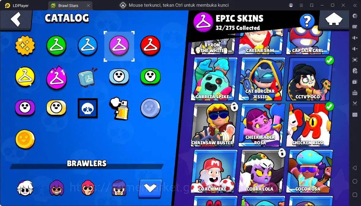 Brawl Stars Accounts Trophy 2980 |54 Brawler|10 Max Hc(Shelly,Nita,Colt,ETC)|4Hc(SG Rico,SB Rico,Edgar),4 Legend 11