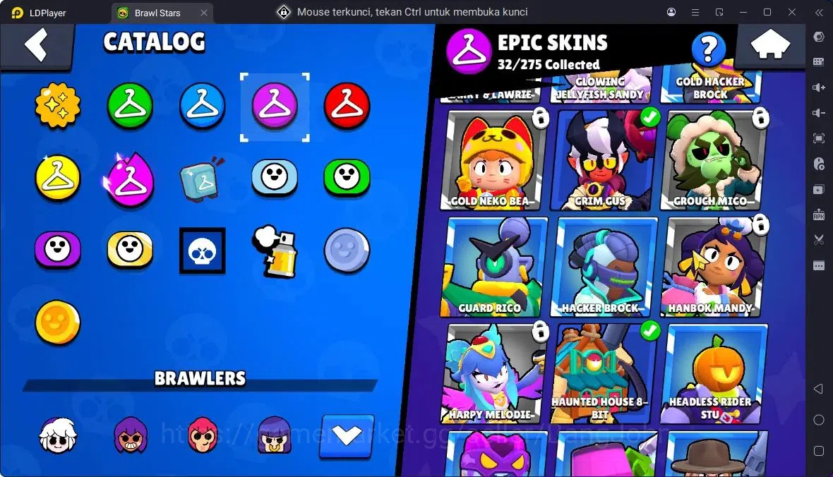 Brawl Stars Accounts Trophy 2980 |54 Brawler|10 Max Hc(Shelly,Nita,Colt,ETC)|4Hc(SG Rico,SB Rico,Edgar),4 Legend 16
