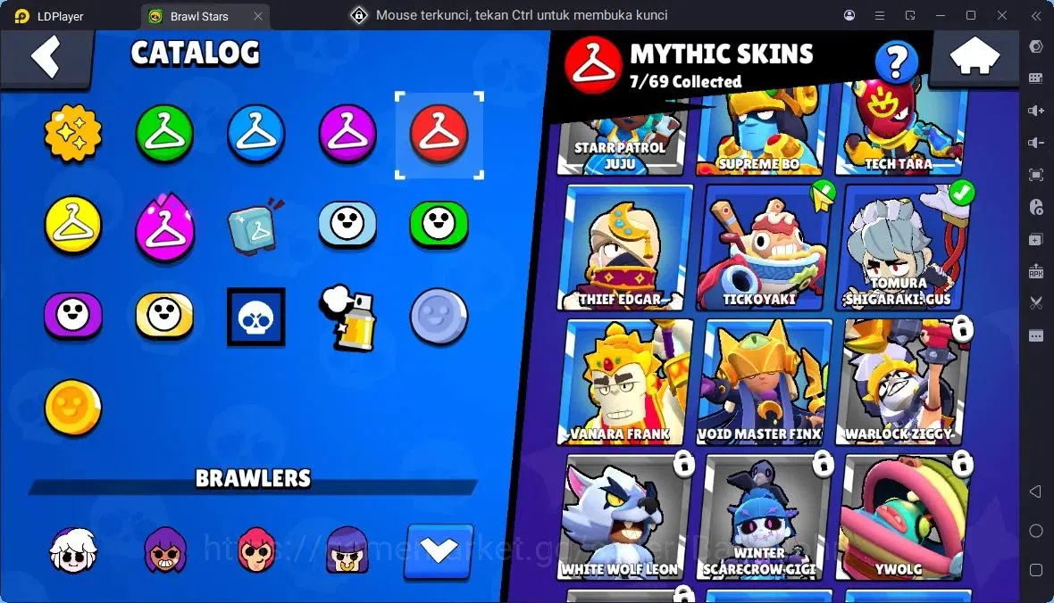Brawl Stars Accounts Trophy 2980 |54 Brawler|10 Max Hc(Shelly,Nita,Colt,ETC)|4Hc(SG Rico,SB Rico,Edgar),4 Legend 19
