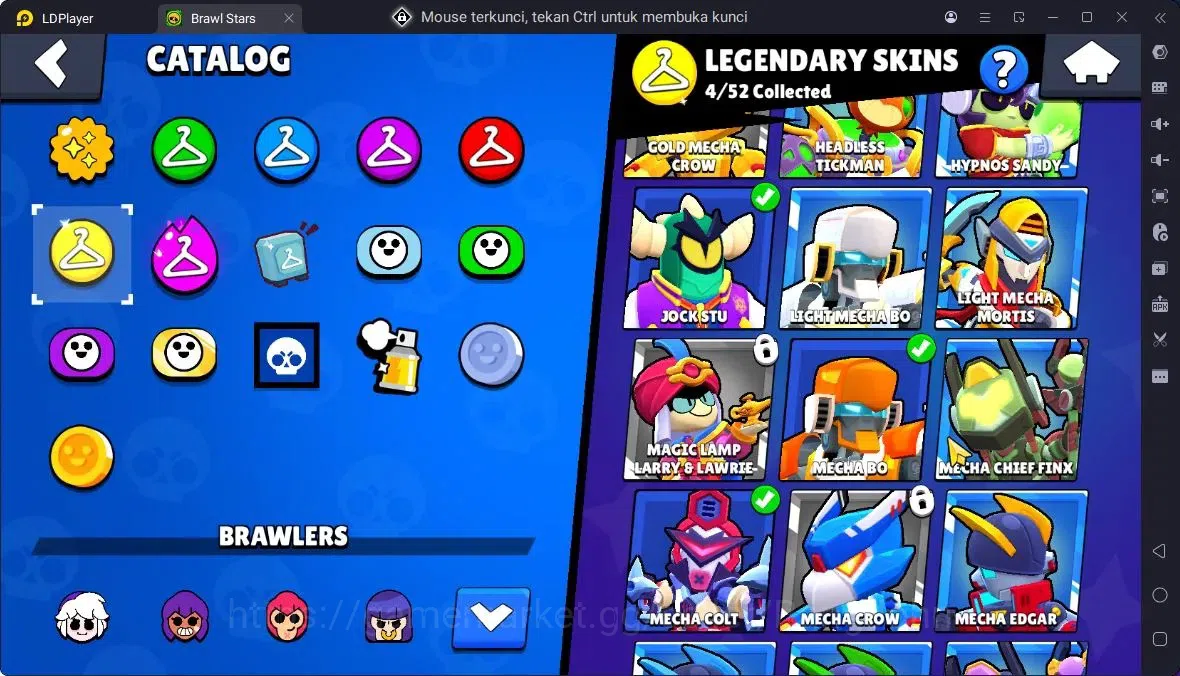Brawl Stars Accounts Trophy 2980 |54 Brawler|10 Max Hc(Shelly,Nita,Colt,ETC)|4Hc(SG Rico,SB Rico,Edgar),4 Legend 20