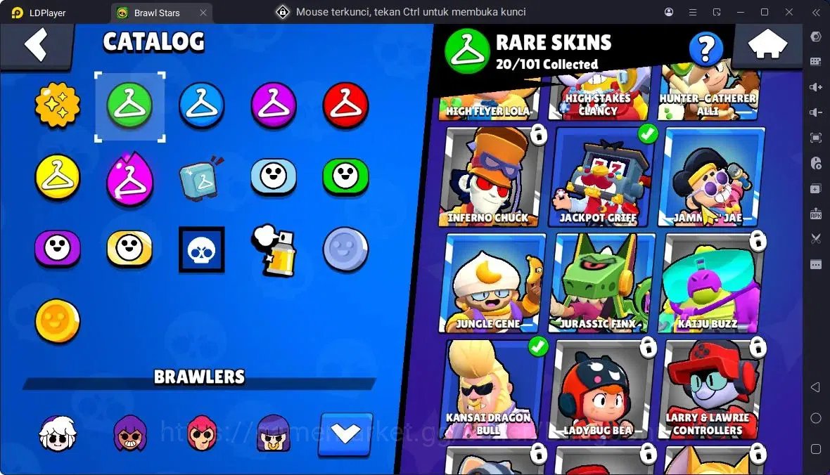 Brawl Stars Accounts Trophy 2980 |54 Brawler|10 Max Hc(Shelly,Nita,Colt,ETC)|4Hc(SG Rico,SB Rico,Edgar),4 Legend 8