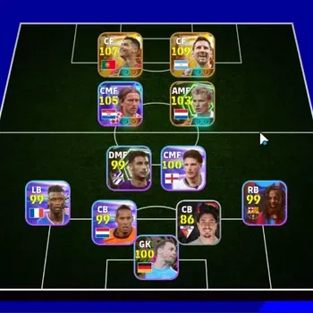 eFootball Accounts Legends & Iconic Players Android| 2 Big Time Living Legend Messi and Ronaldo|Epic Dennis Bergkamp|3 Show