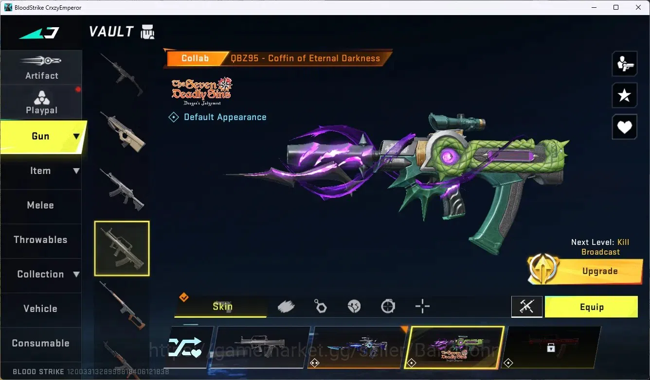 Blood Strike Accounts ASIA |1 ETERNAL: MB2-Pumpknight | 2 7DS | 3 LIMITE image 10