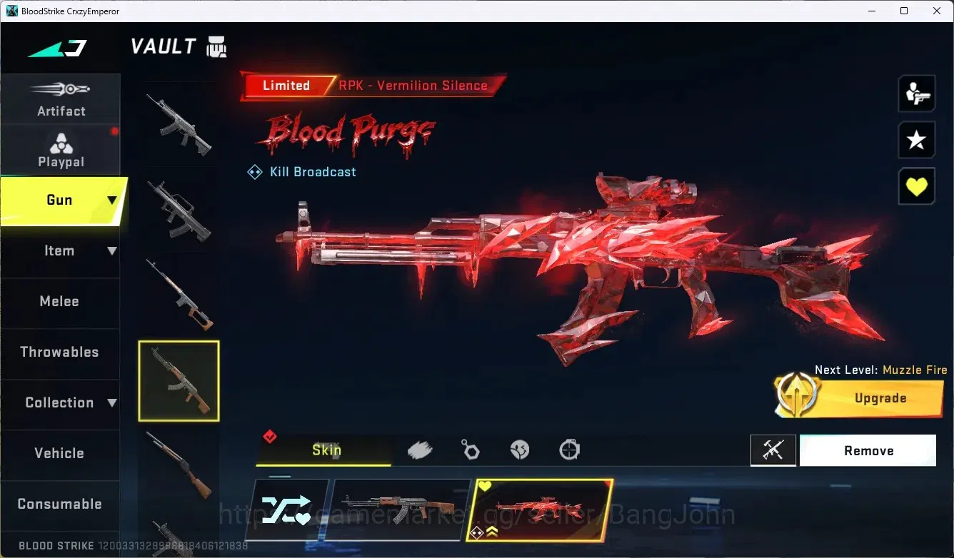Blood Strike Accounts ASIA |1 ETERNAL: MB2-Pumpknight | 2 7DS | 3 LIMITE image 11