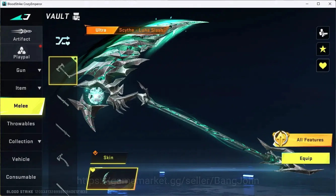 Blood Strike Accounts ASIA |1 ETERNAL: MB2-Pumpknight | 2 7DS | 3 LIMITE image 15