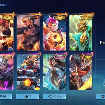 Mobile Legends: Bang Bang Accounts Collector Hero 133|Skins 351|KOF(Gusion,Karina),PRIME(Claude,Granger,Yu Zhong),TransF