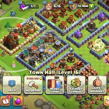 Clash of Clans Accounts High-End LV204|TH16-BH 10|HH 10|LimitedSkin|BK 70 AQ 95 GW 55 MP 60 RC 35 DD 12 BM 26 BC 24|3856