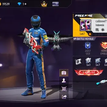 Free Fire Accounts Indonesia|Evo:Famas-Demonic Grin