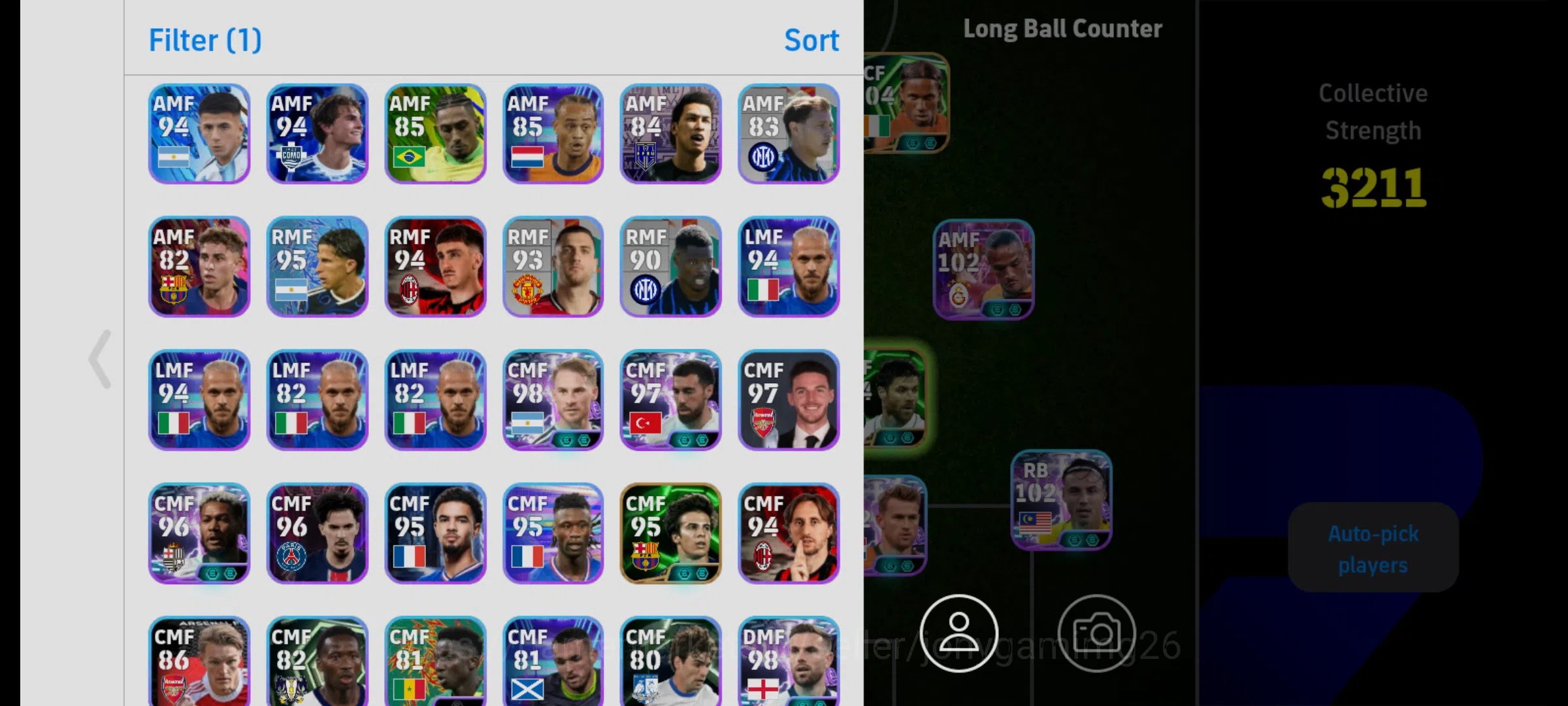 eFootball Accounts 3211 Strength eFootball ID | 100+ Rated Players |  image 4