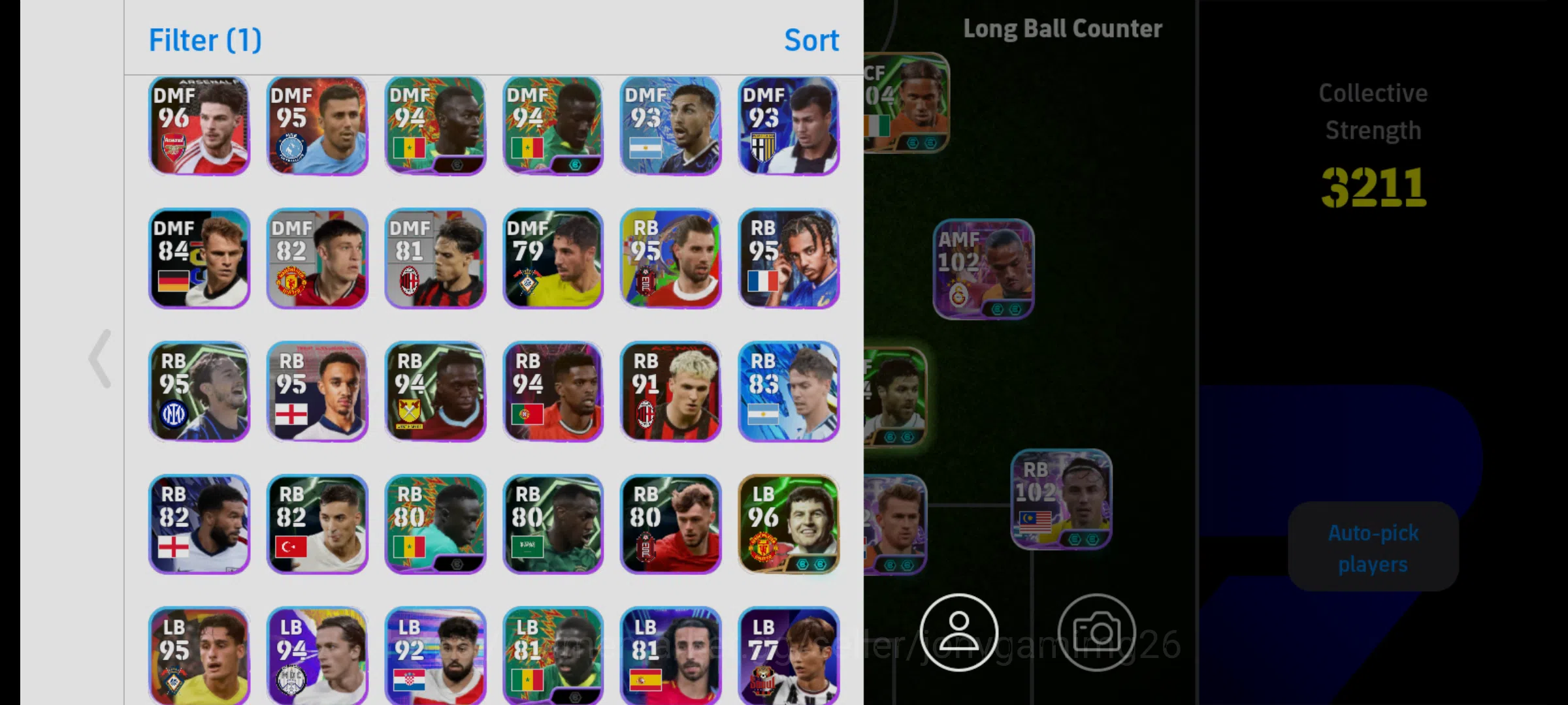 eFootball Accounts 3211 Strength eFootball ID | 100+ Rated Players |  image 5