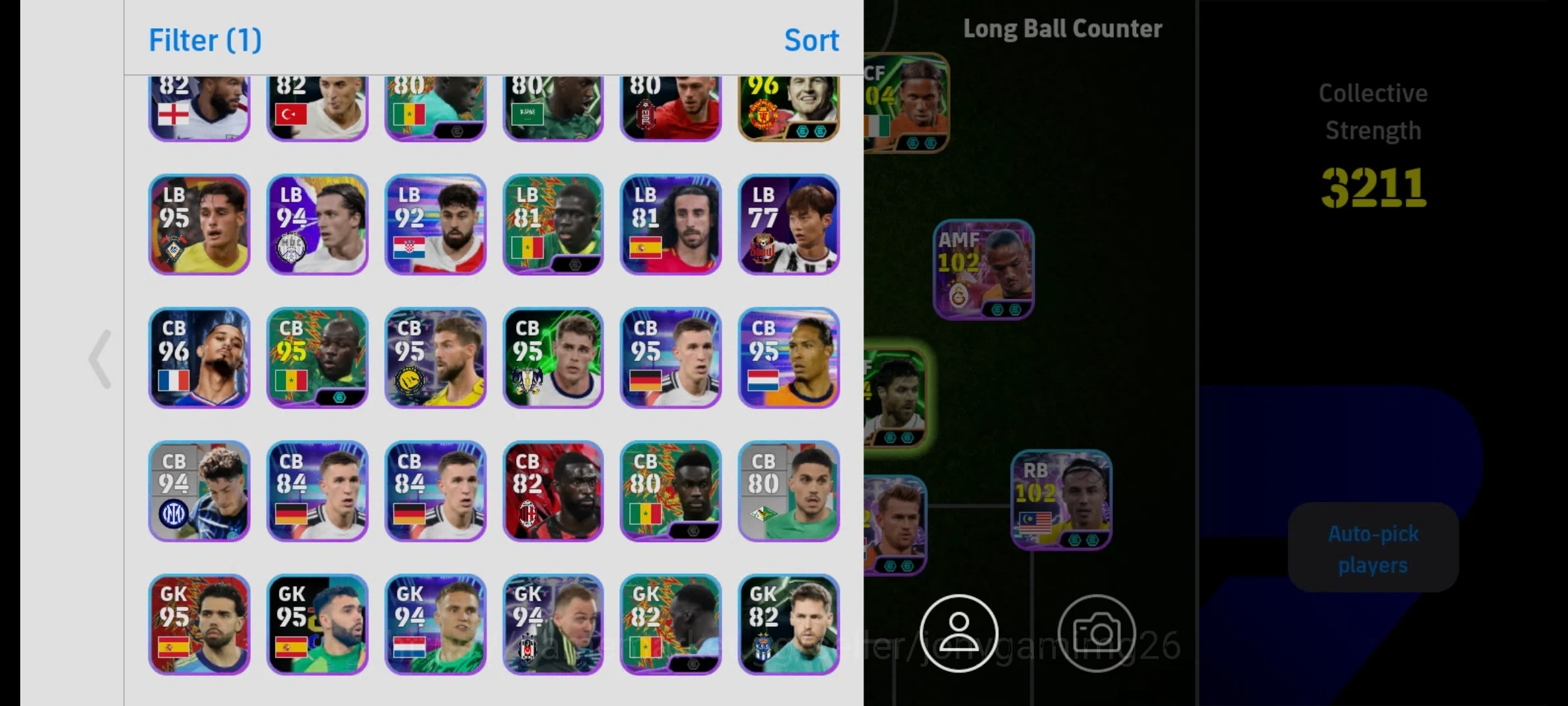 eFootball Accounts 3211 Strength eFootball ID | 100+ Rated Players |  image 6