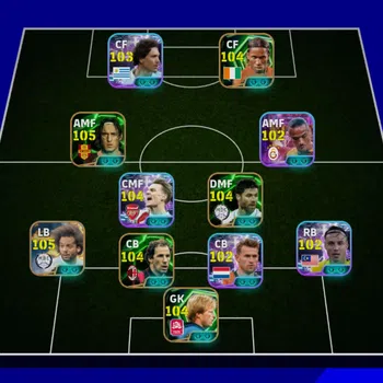 eFootball Legends & Iconic Players 3211 Strength eFootball ID | 100+ Rated Players |  image 1