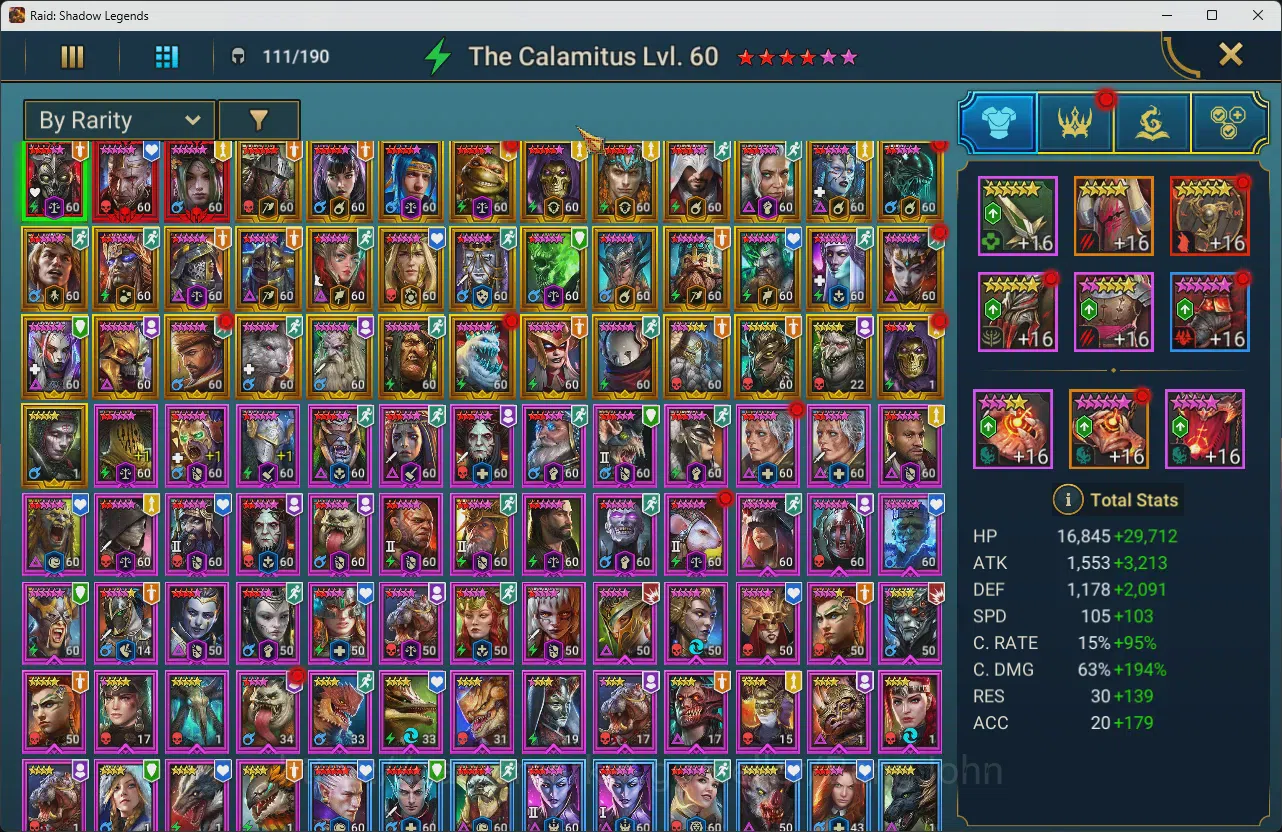 Raid: Shadow Legends Accounts Lv94 4,1M Power|3Mythic(Calamitus,Embrys,Nell)|38L image 18