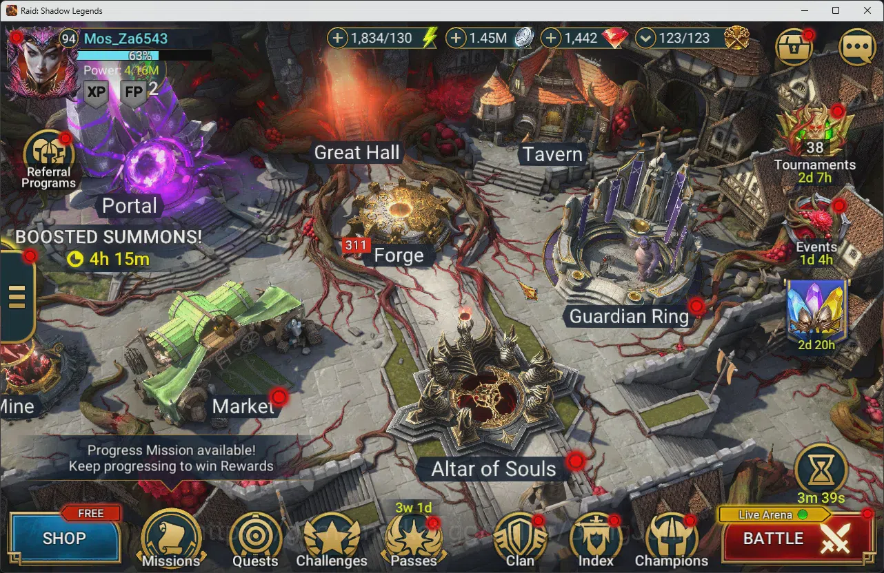 Raid: Shadow Legends Accounts Lv94 4,1M Power|3Mythic(Calamitus,Embrys,Nell)|38L image 20