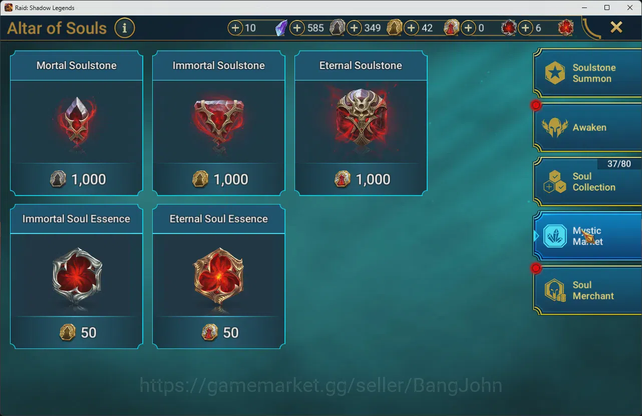 Raid: Shadow Legends Accounts Lv94 4,1M Power|3Mythic(Calamitus,Embrys,Nell)|38L image 4