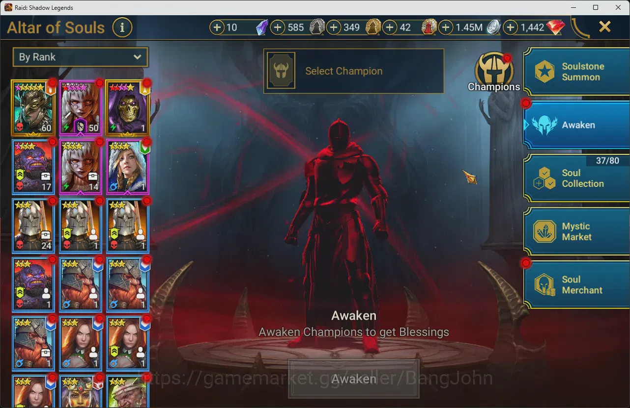 Raid: Shadow Legends Accounts Lv94 4,1M Power|3Mythic(Calamitus,Embrys,Nell)|38L image 6