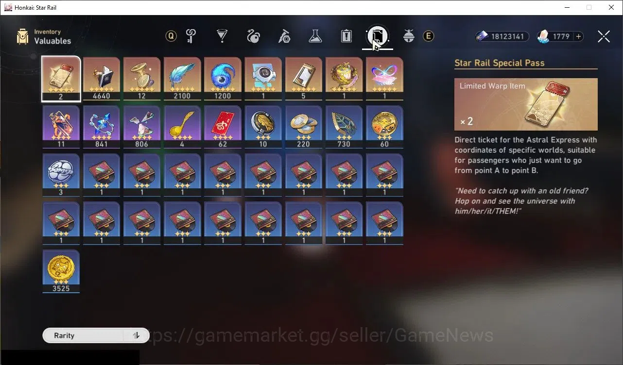 Honkai Star Rail Accounts Others Asia|TL 70|28 Limited|5 PremTeam|(Castorice,Sparxie,Anaxa,Sunday)+Sign Sparkle E1,Jingliu 15
