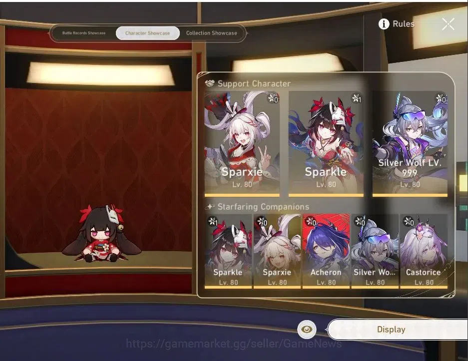 Honkai Star Rail Accounts Others Asia|TL 70|28 Limited|5 PremTeam|(Castorice,Sparxie,Anaxa,Sunday)+Sign Sparkle E1,Jingliu 2