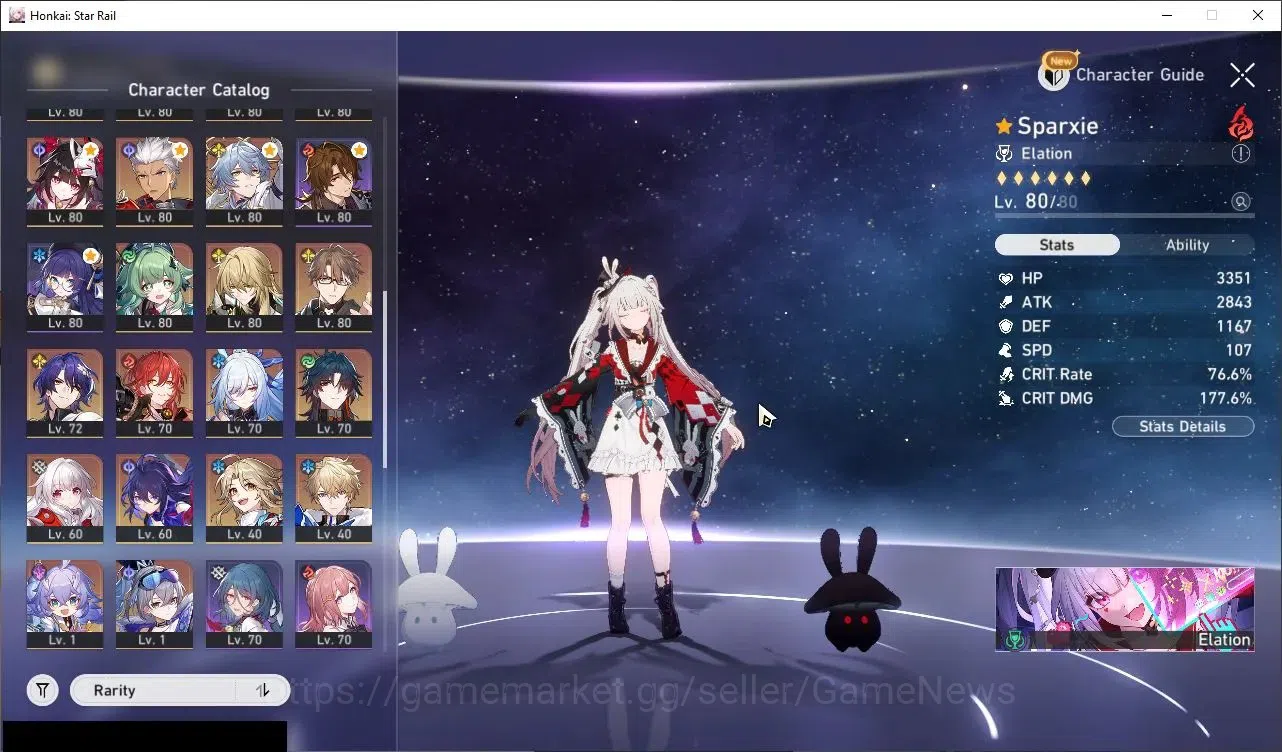 Honkai Star Rail Accounts Others Asia|TL 70|28 Limited|5 PremTeam|(Castorice,Sparxie,Anaxa,Sunday)+Sign Sparkle E1,Jingliu 5