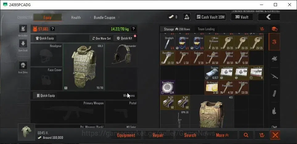 Arena Breakout Accounts High-End MOBILE Lv30|SV 35M|CV 19M|3 Set|B AK-74N,QS AKS-74U,Peak AEK,SS Groza,SS T03,Etc|HLC 3