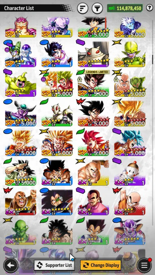 Dragon Ball Legends Accounts Lvl 156|114 M Total Power|2 Ultra|2 LR|Ultra SS Go image 4