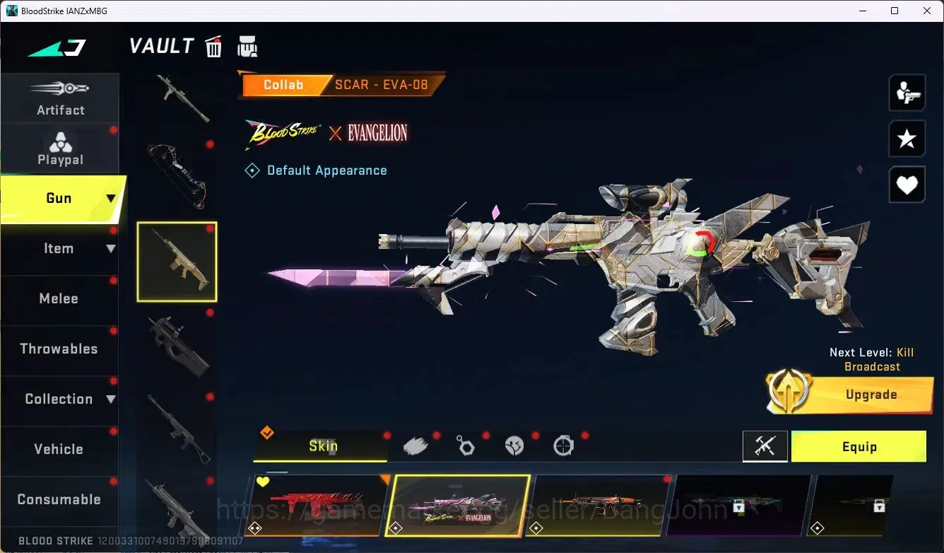 Blood Strike Accounts ASIA |1 Eternal|7 Collab Gun 7DS/EVA/TR|6 Limited image 17