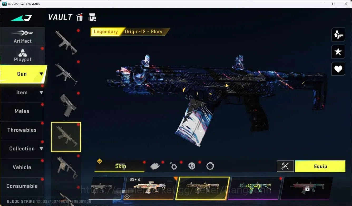 Blood Strike Accounts ASIA |1 Eternal|7 Collab Gun 7DS/EVA/TR|6 Limited image 5