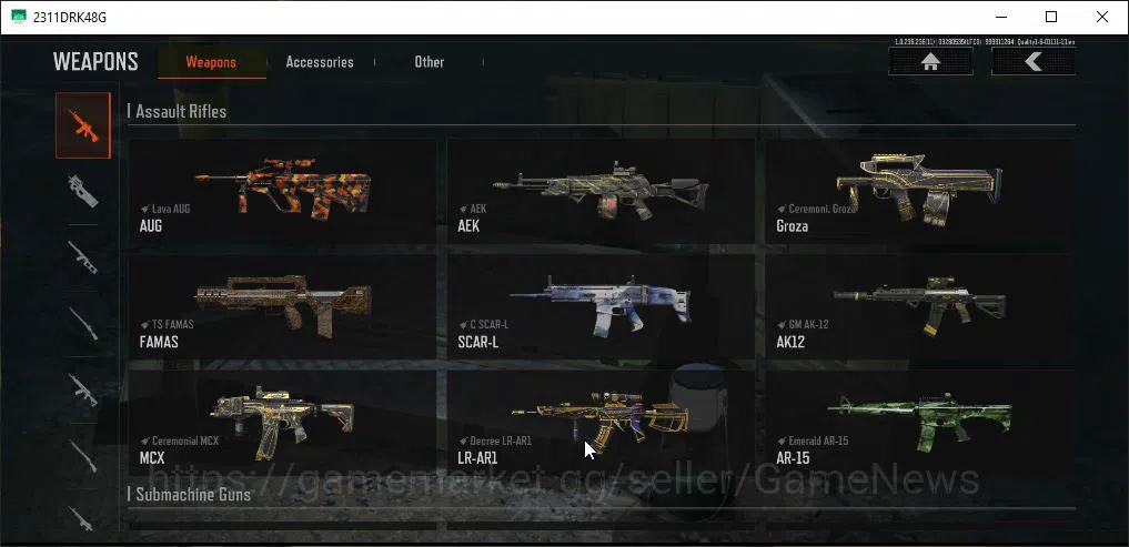 Arena Breakout Accounts Starter MOBILE Lv30|SV 19M|CV 11M|Royal Guard|LR-AR1 Decree|AK-12 GM,MCX Ceremonial,MK14 6