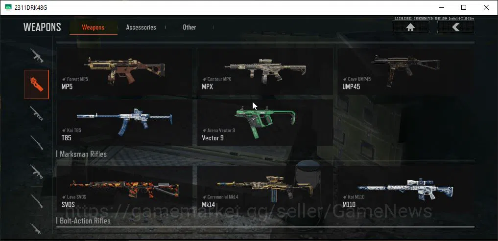 Arena Breakout Accounts Starter MOBILE Lv30|SV 19M|CV 11M|Royal Guard|LR-AR1 Decree|AK-12 GM,MCX Ceremonial,MK14 7