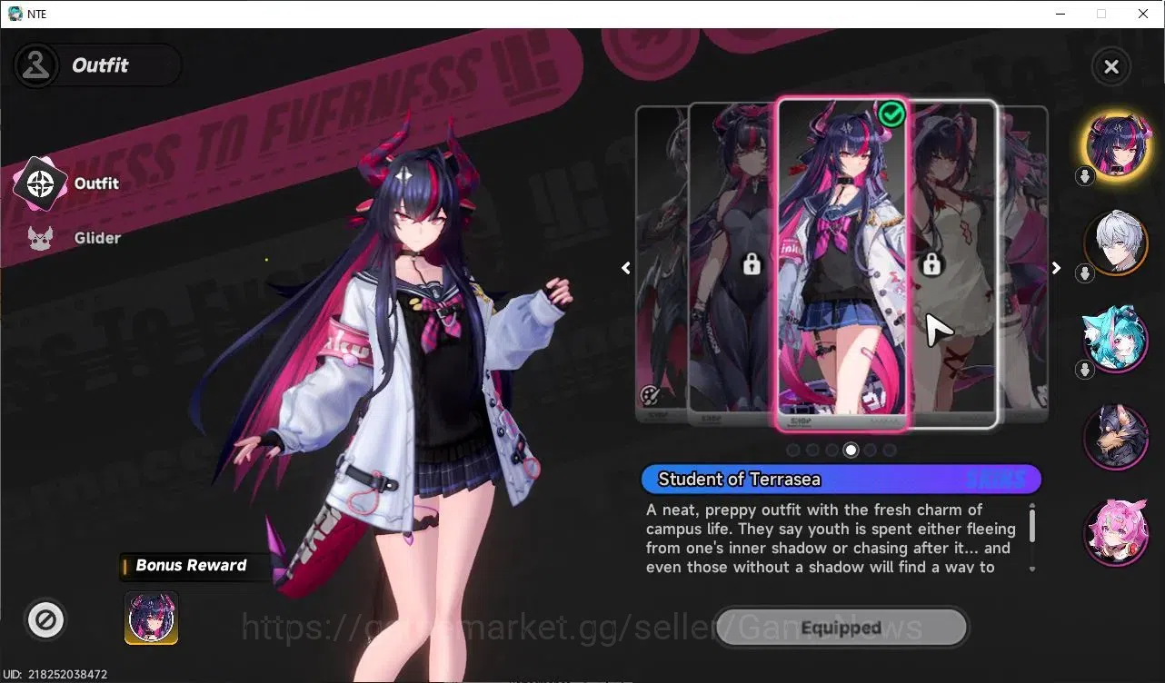 Neverness to Everness Accounts GLOBAL SEA|HL 3|1 Limited S-Class| Shinku +Outfit |+1 S-Class Selector Box|Selector ON|Male 2