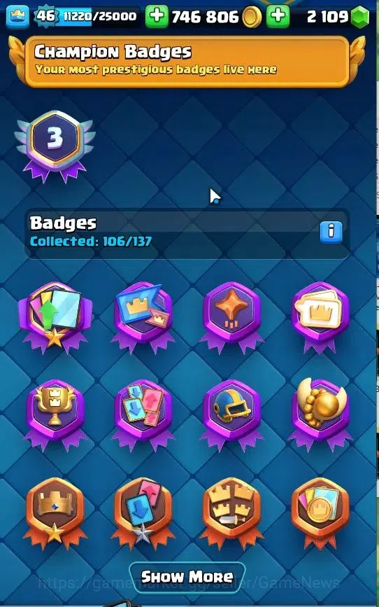 Clash Royale Accounts Lv 46|Trophy 9564|KTL 14|TotalCard 121|3 Max|1 Her image 10