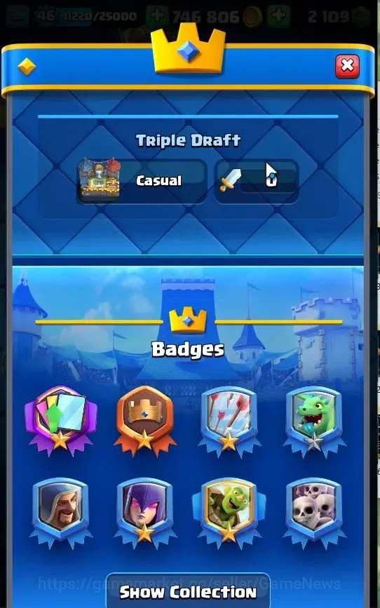 Clash Royale Accounts Lv 46|Trophy 9564|KTL 14|TotalCard 121|3 Max|1 Her image 4