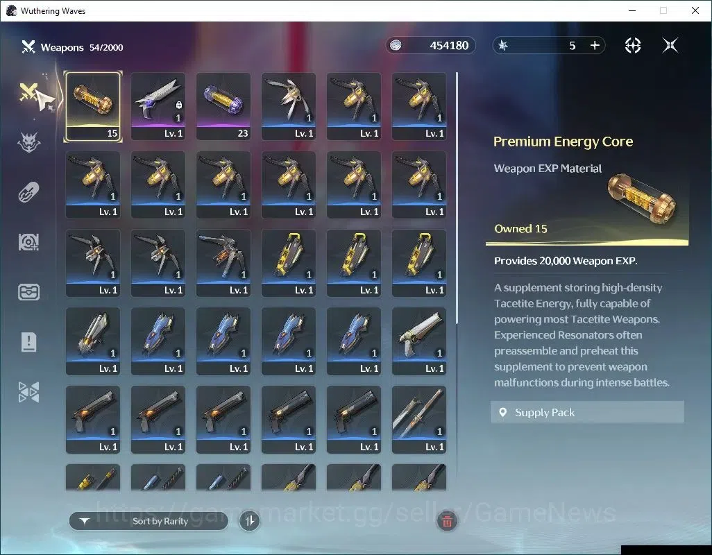 Wuthering Waves Accounts SEA | UL 11 | 1 Limited | [Chisa] | Data Bank Lv 5 image 4