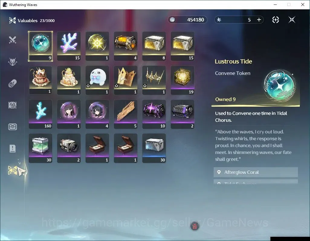 Wuthering Waves Accounts SEA | UL 11 | 1 Limited | [Chisa] | Data Bank Lv 5 image 8