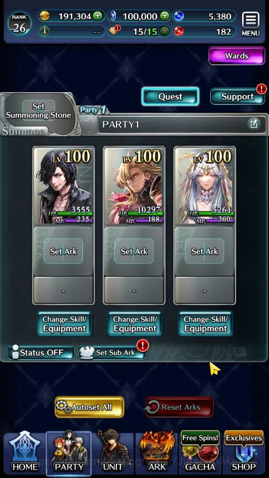 Last Cloudia Accounts Mid‑Game GLOBAL Rank26|Collab DMC(V,NeroTYK)+TopTierUnit(Lonardo,PogZero,Acended Roland,etc)|100k 2