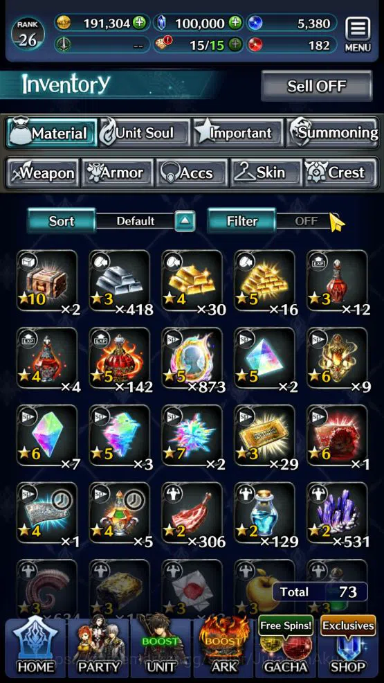 Last Cloudia Accounts Mid‑Game GLOBAL Rank26|Collab DMC(V,NeroTYK)+TopTierUnit(Lonardo,PogZero,Acended Roland,etc)|100k 4