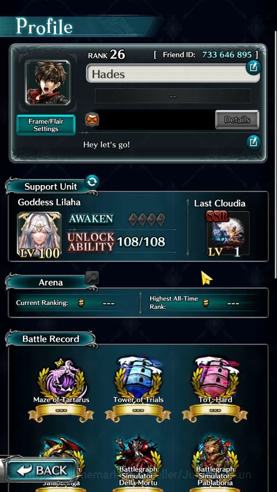 Last Cloudia Accounts Mid‑Game GLOBAL Rank26|Collab DMC(V,NeroTYK)+TopTierUnit(Lonardo,PogZero,Acended Roland,etc)|100k 5