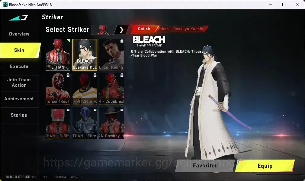Blood Strike Accounts ASIA | AOT: KAG-6 | 1 BLEACH Striker | 2 ULTRA GUN image 9