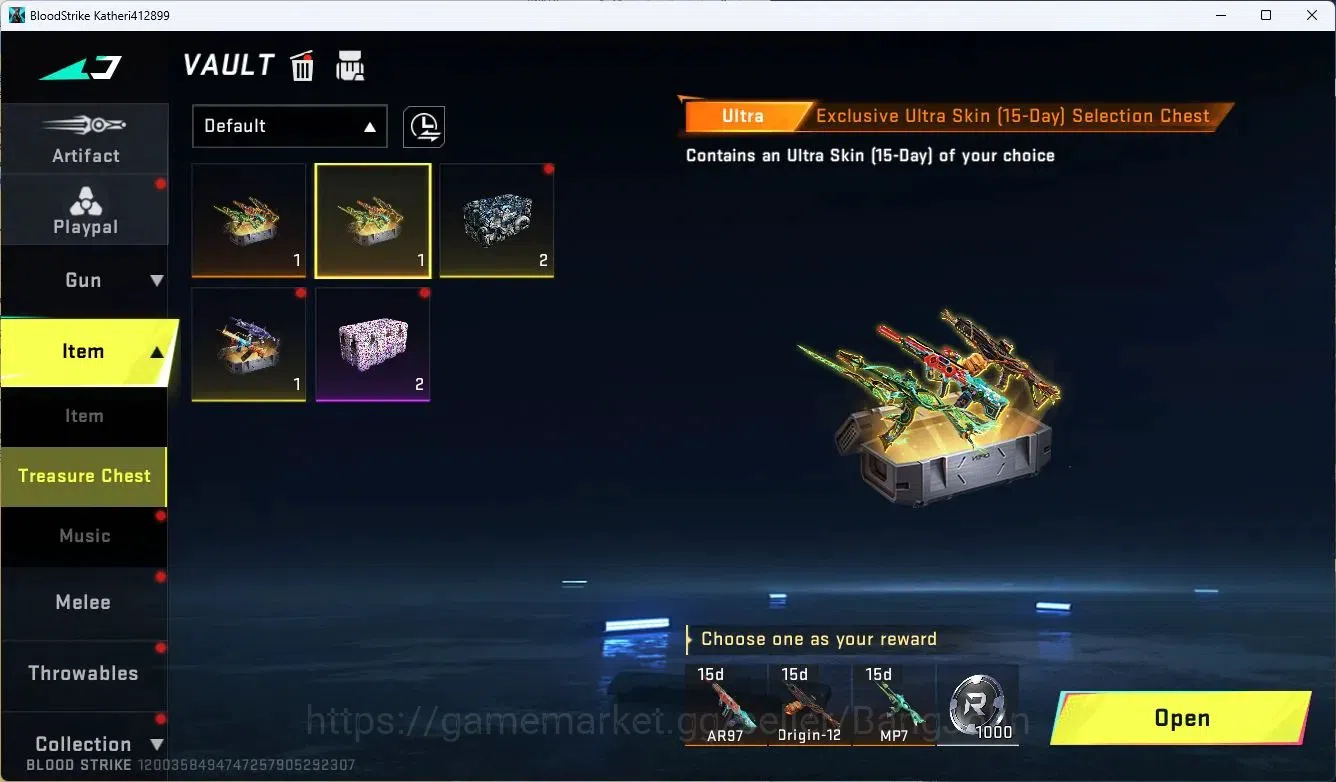Blood Strike Accounts ASIA | Legendary Katana - Ronin | Ultra Galil - Kn image 4