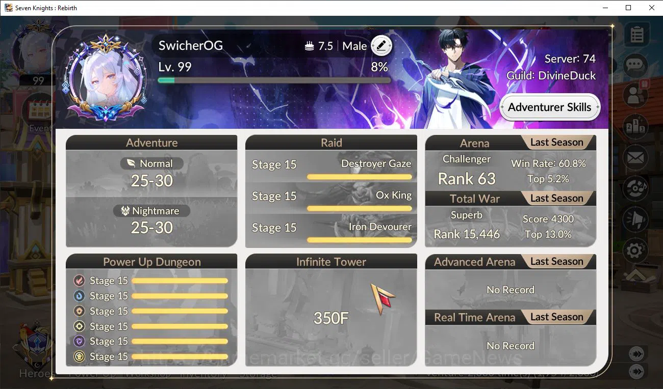 Seven Knights Re:Birth Accounts Global SEA|Full Ex-7k[JuriTC1,Fai,Melia,Rosie,Geli image 12