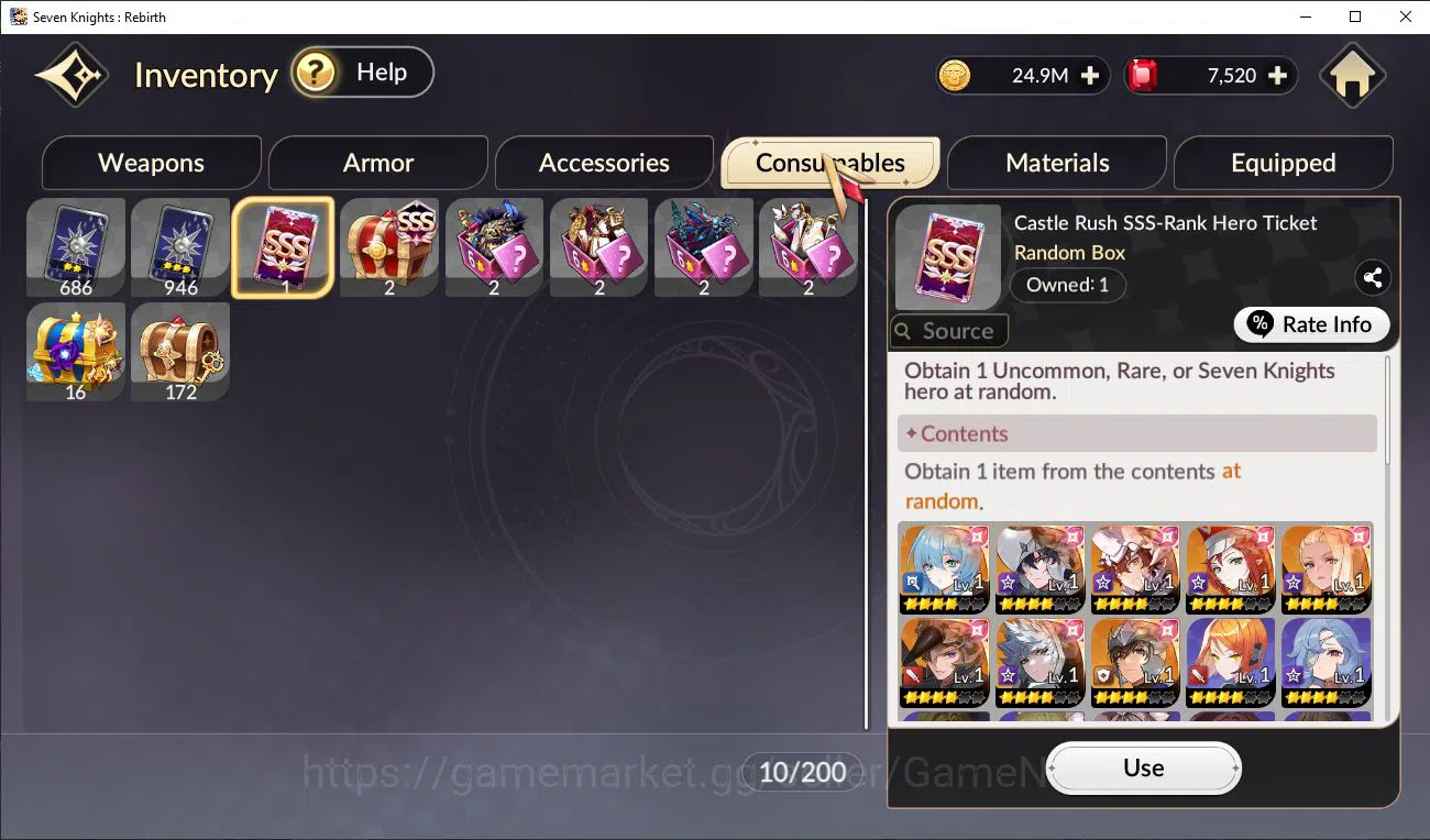 Seven Knights Re:Birth Accounts Global SEA|Full Ex-7k[JuriTC1,Fai,Melia,Rosie,Geli image 7