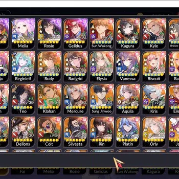 Seven Knights Re:Birth Accounts Global SEA|Full Ex-7k[JuriTC1,Fai,Melia,Rosie,Geli image 1