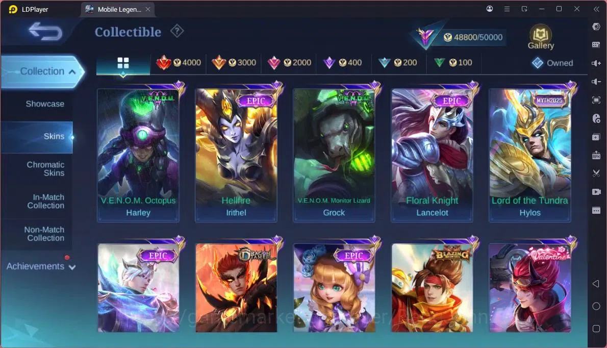 Mobile Legends: Bang Bang Accounts Global|Hero 132|Skin 230|Renowned|KOF Karina|CC Na image 11