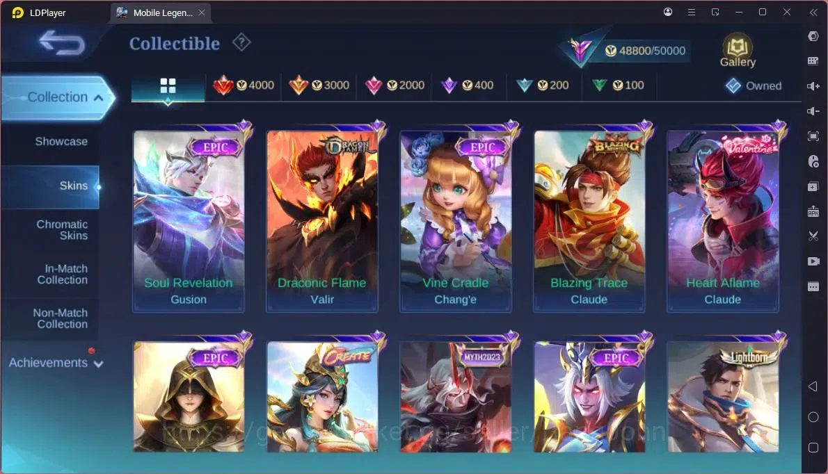 Mobile Legends: Bang Bang Accounts Global|Hero 132|Skin 230|Renowned|KOF Karina|CC Na image 12