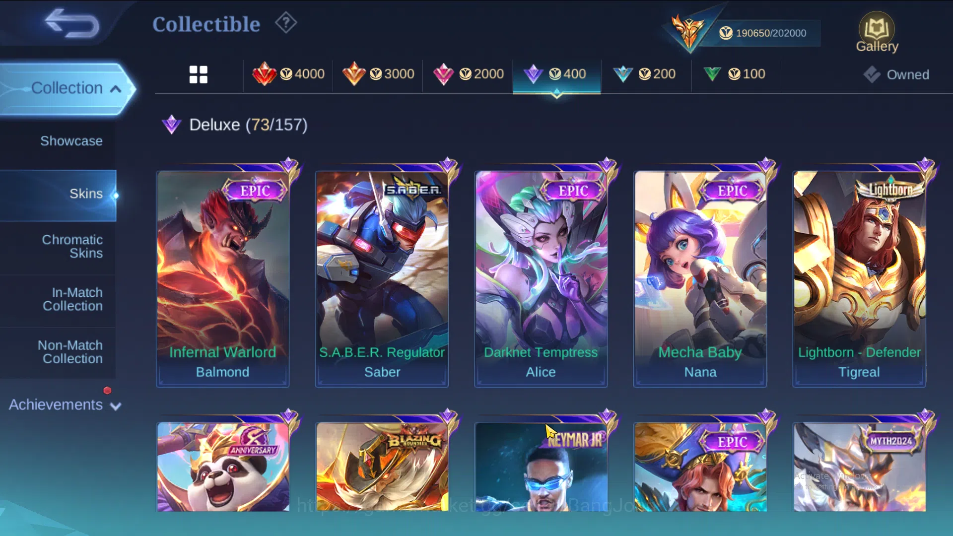 Mobile Legends: Bang Bang Accounts Hero 130 | Skin 509 |  Legend Miya | Legend Alucar image 10