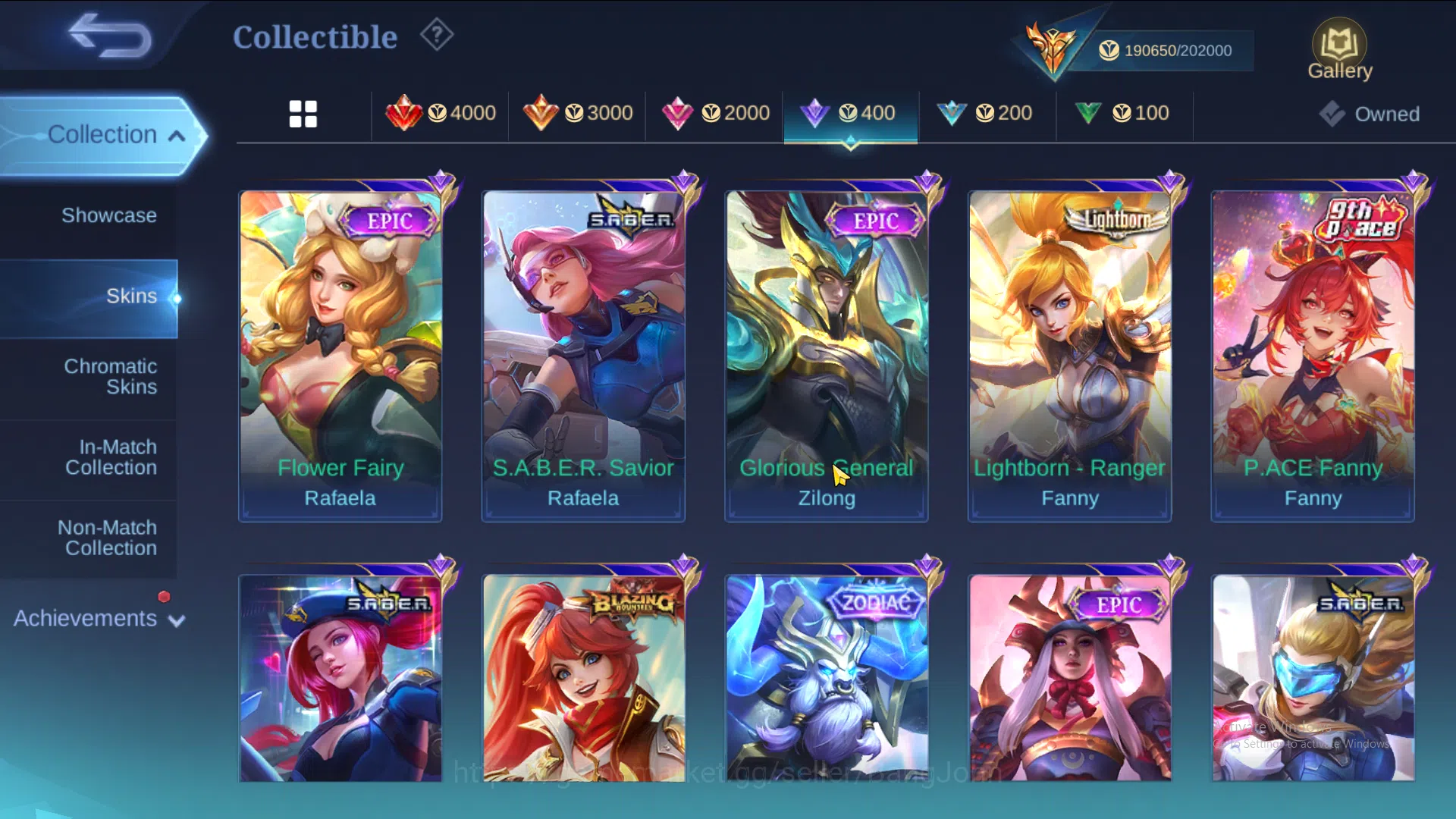 Mobile Legends: Bang Bang Accounts Hero 130 | Skin 509 |  Legend Miya | Legend Alucar image 11